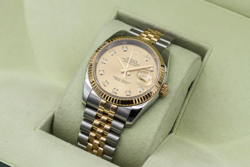 Rolex DateJust 36mm Steel & 18ct Yellow Gold Jubilee 116233 2004