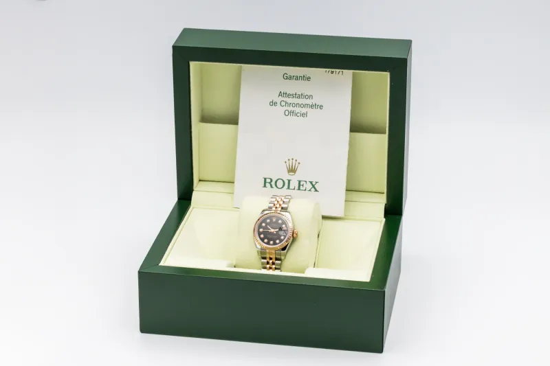 Rolex Lady DateJust 26mm Steel & 18ct Rose Gold Jubilee 179171 2006