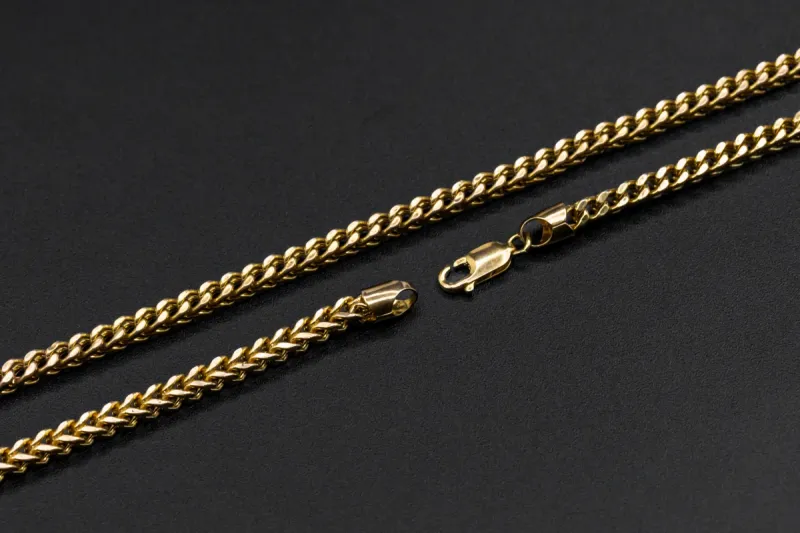9ct Yellow Gold Franco Chain 24.3g