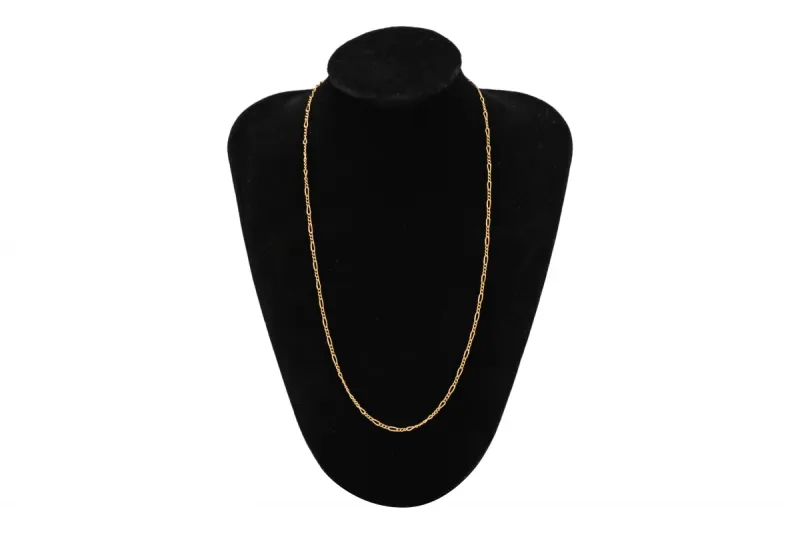 9ct Rose Gold Figaro Chain 2.9g