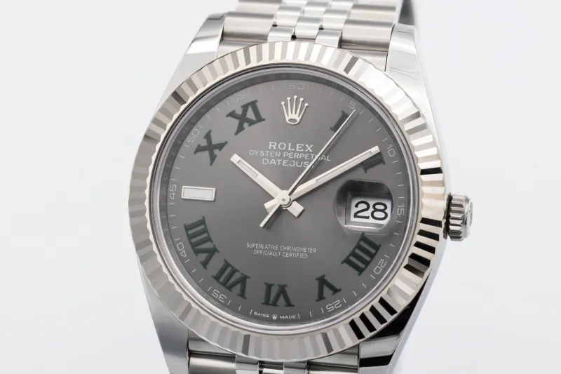 Rolex DateJust 41mm 'Wimbledon' Stainless Steel Jubilee 126334 2026 UNWORN