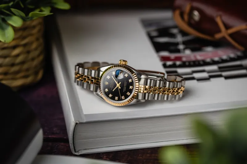 Rolex Lady DateJust 26mm Steel & 18ct Yellow Gold Jubilee 69173 1991