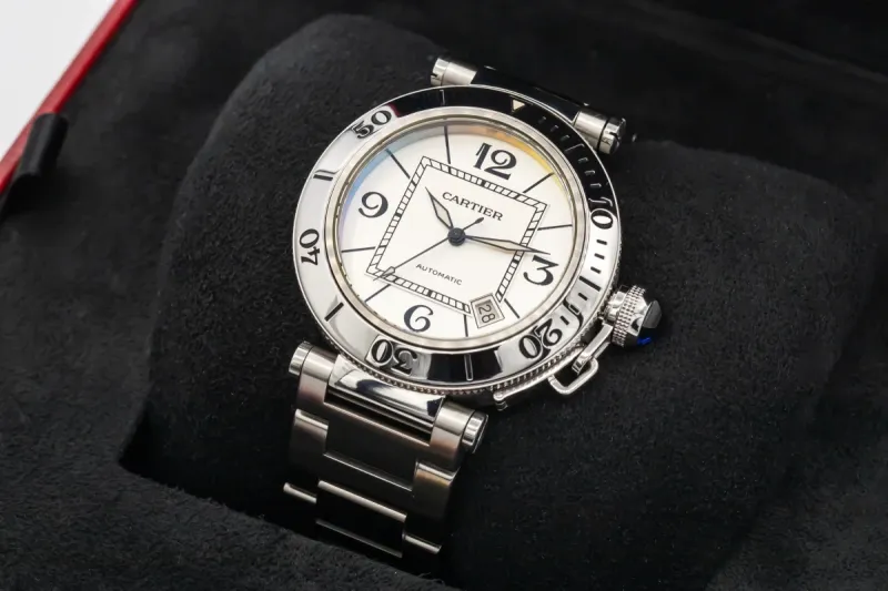 Cartier Pasha Seatimer 40mm Stainless Steel W31080M7/2790 Circa 2010