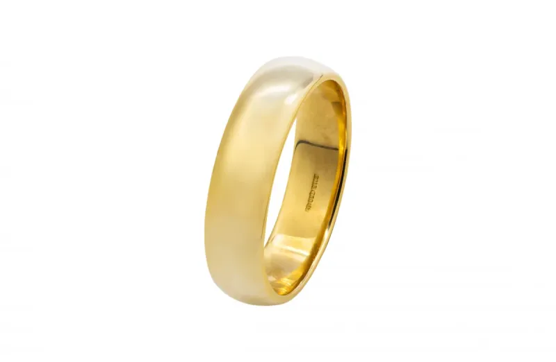 18ct Yellow Gold Wedding Band