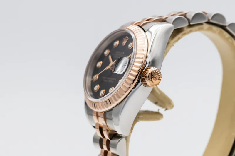 Rolex Lady DateJust 26mm Steel & 18ct Rose Gold Jubilee 179171 2006