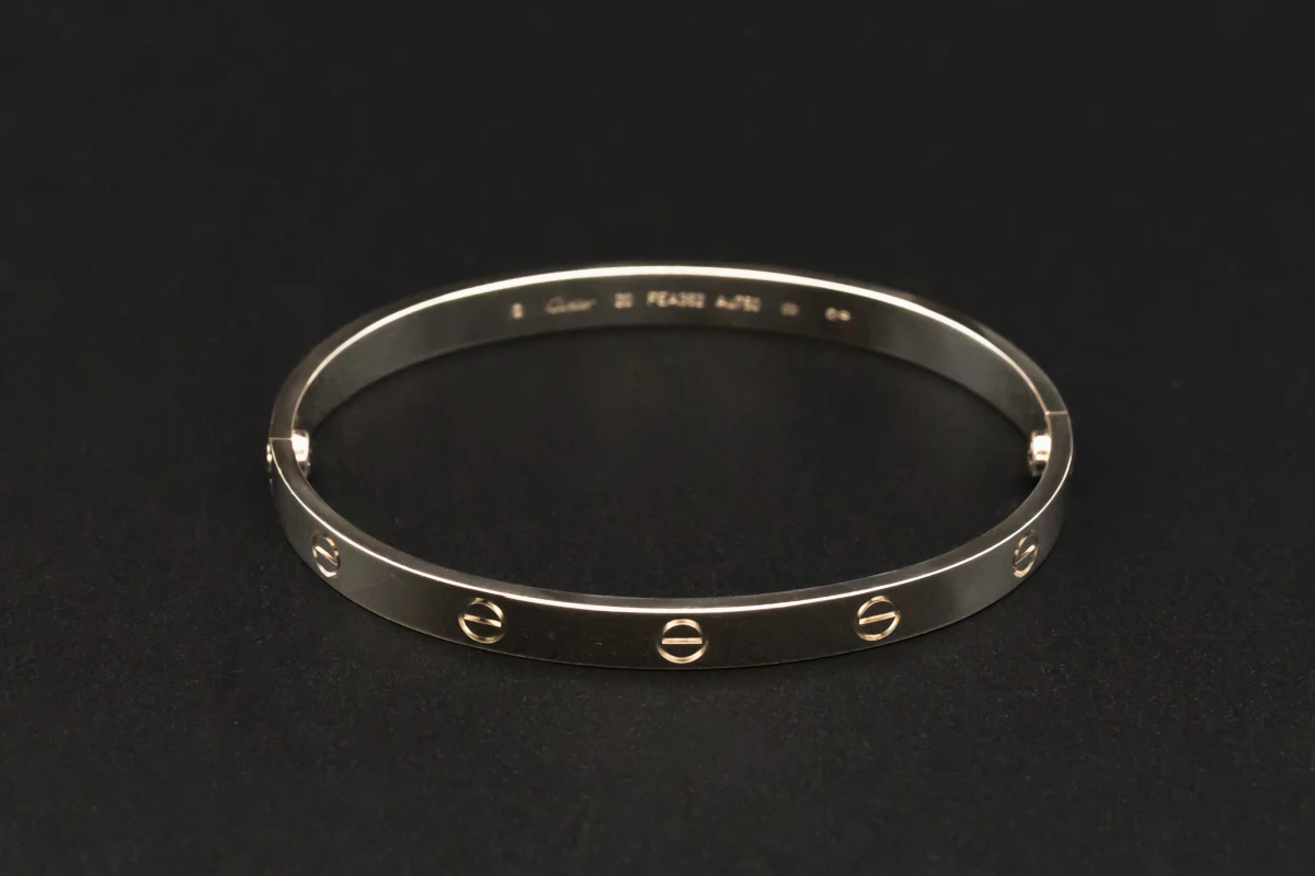 Cartier Love Bracelet 18ct White Gold Size 20 - Out of stock