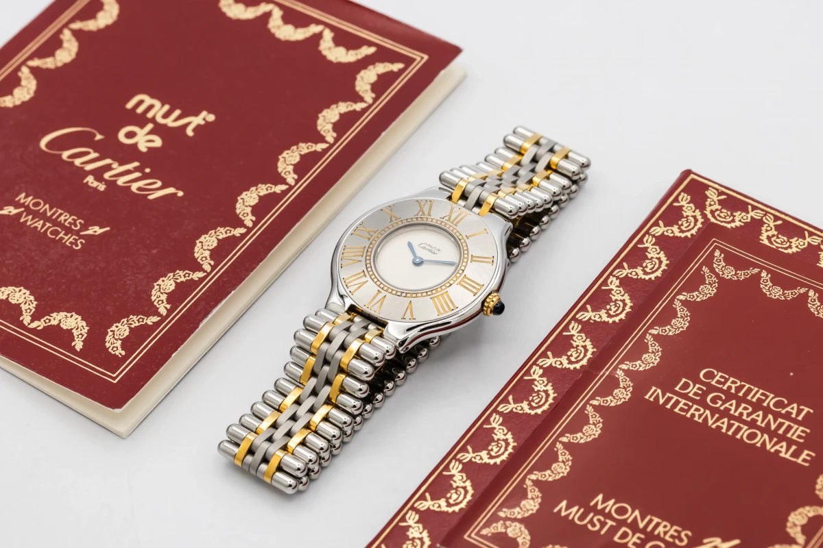 01620052 ▽ 1円～！ must de Cartier カルティエ マスト ヴァンドーム
