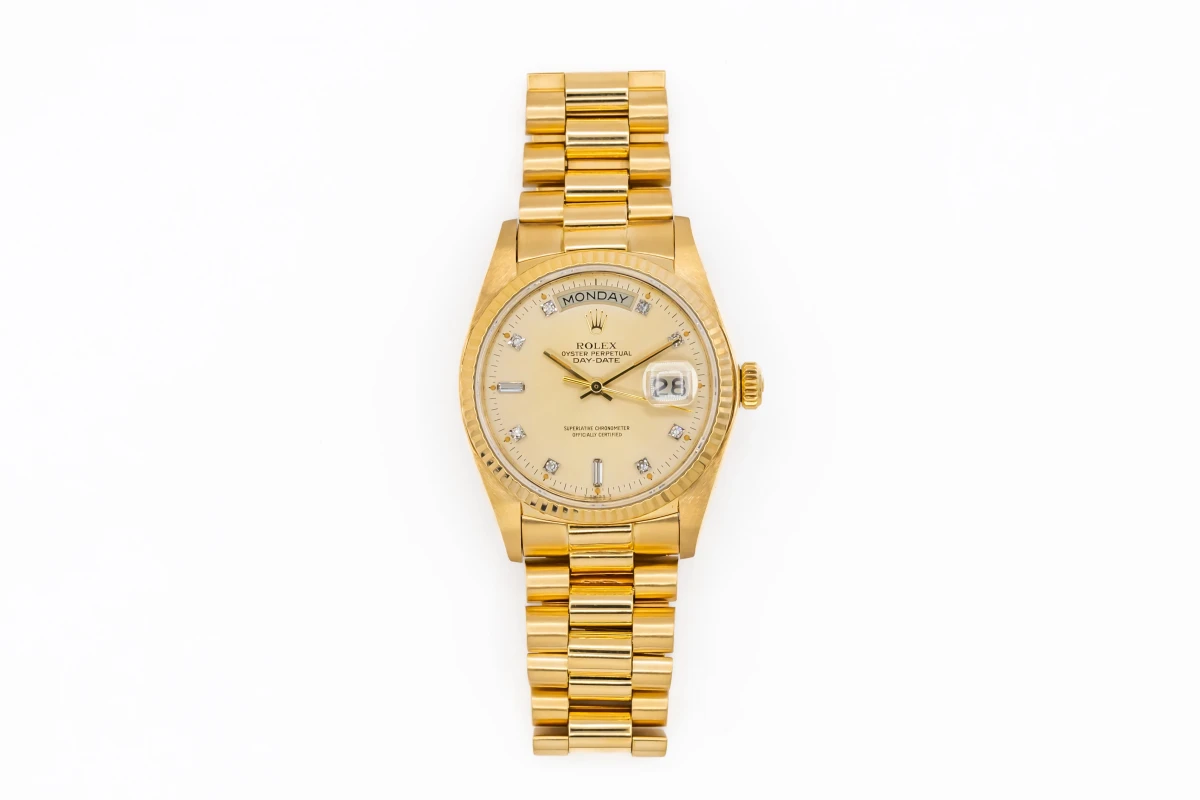 Rolex Day Date 36mm 18ct Yellow Gold President 18048 1979 - Out of