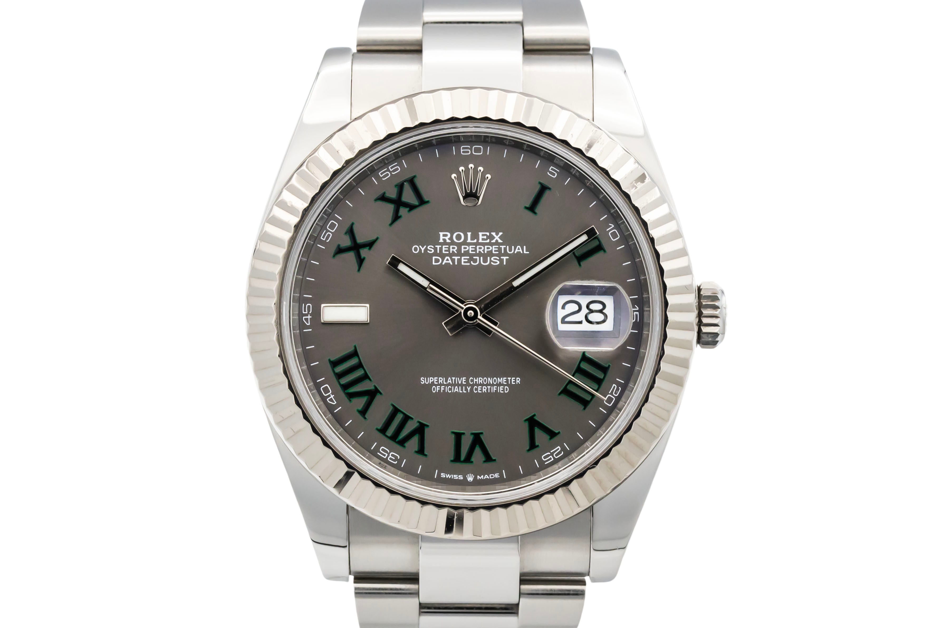 Rolex DateJust 41mm 'Wimbledon' Stainless Steel Oyster 126334 2021