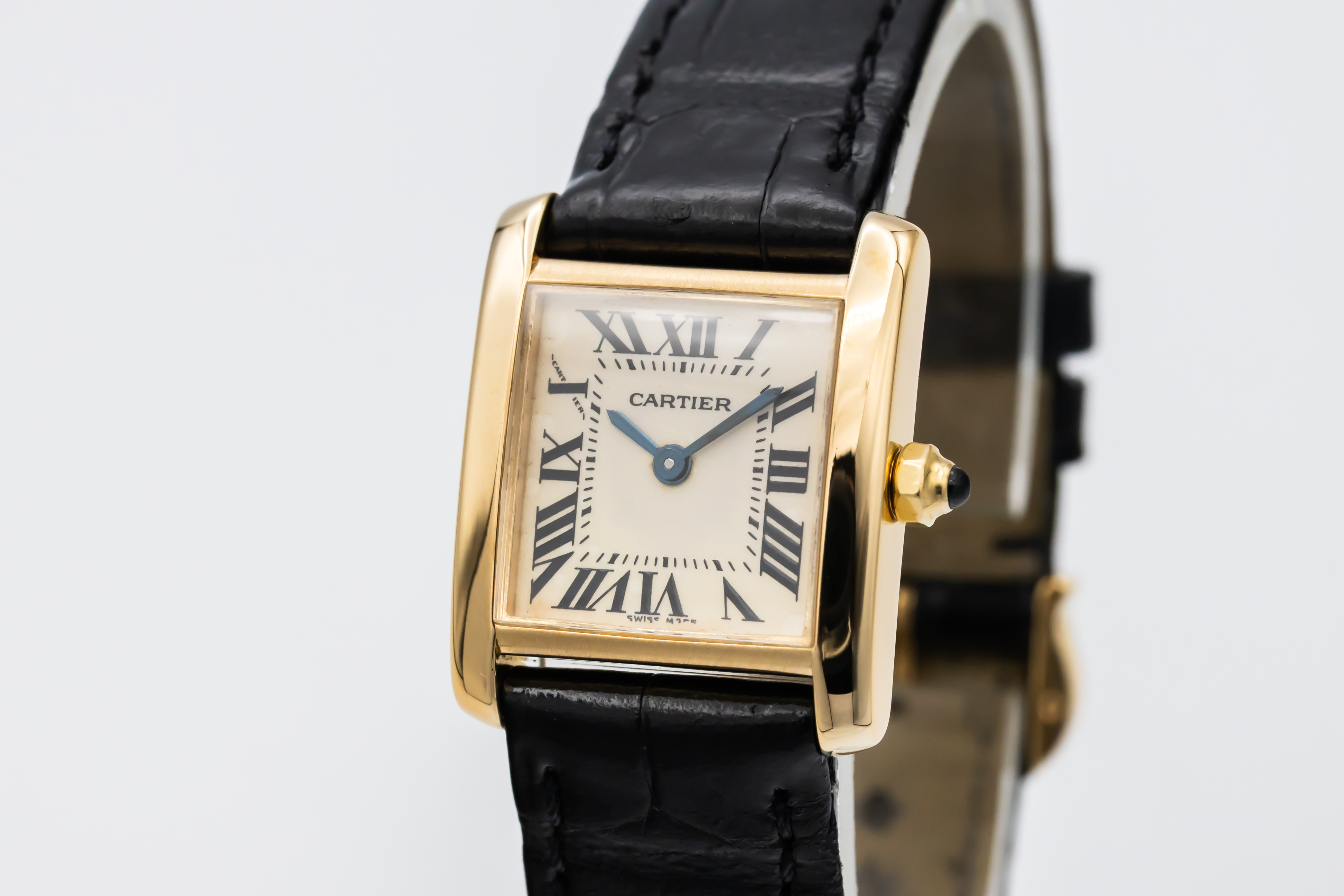 Cartier レトロ時計 ゴールド/ブラック 9e02704e0e3393d49dd0c1fb5c6404