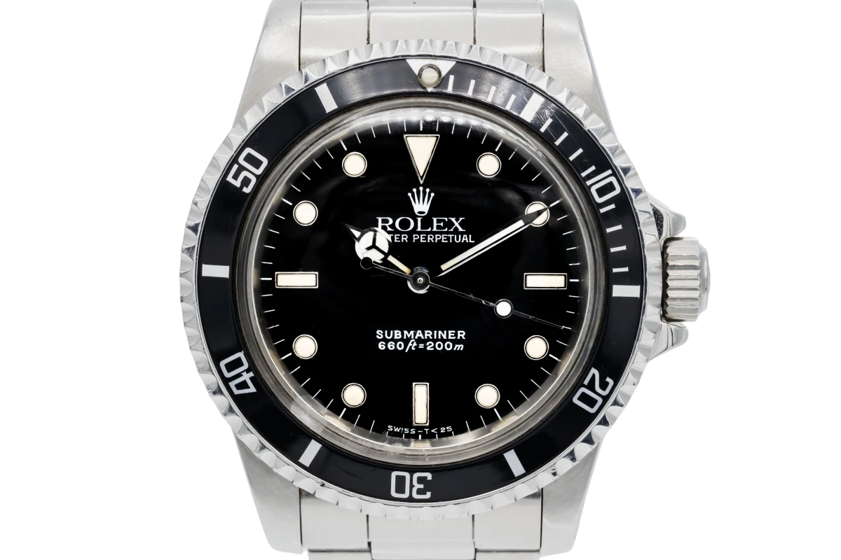 Vintage Rolex Submariner Non Date 40mm Stainless Steel Oyster 5513