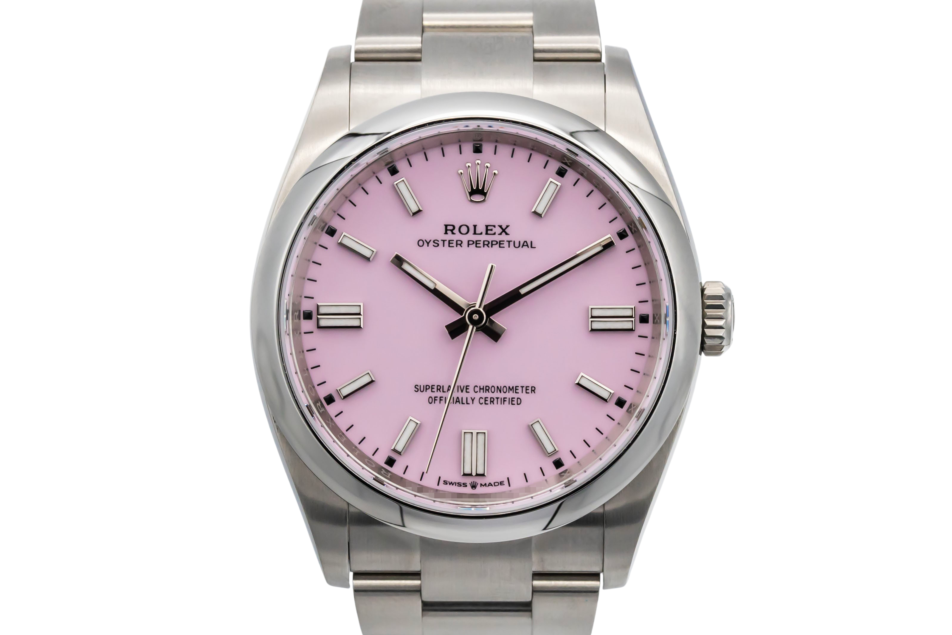 Rolex Oyster Perpetual "Candy Pink" 36mm Stainless Steel Oyster 126000 2025
