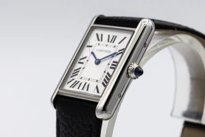 Cartier Tank Must 33.7mmx25.5mm Black Leather WSTA0041 2024