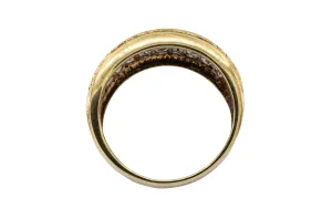 9ct Yellow Gold Diamond Ring