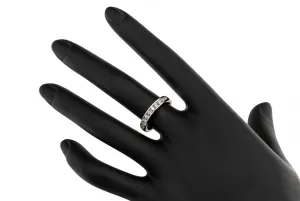 18ct White Gold Diamond Eternity Wedding Band 1ct