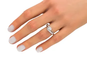 18ct White Gold Diamond Ring 0.25ct 3.4g