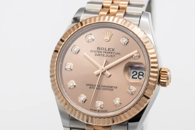 Rolex DateJust 31mm Steel & 18ct Rose Jubilee 278271 2019