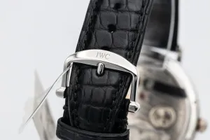 IWC Portofino Hand-Wound 46mm Black Leather IW544805 2008 UNWORN