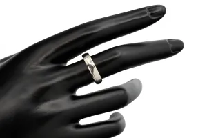 9ct White Gold Wedding Band 1.4g