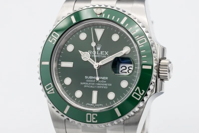 Rolex Submariner Date 40mm 'Hulk" Stainless Steel Oyster 116610LV 2017