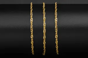 9ct Yellow Gold Fancy Link  Chain 3.1g
