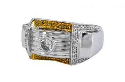 14ct White Gold Diamond Ring