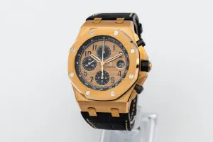 Audemars Piguet Royal Oak Offshore Chronograph 42mm Black Leather 26470OR.OO