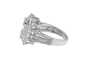 18ct White Gold Diamond Engagement Ring 1.45ct 8.8g