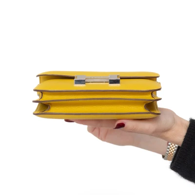 Hermes Constance III 18 Miroir Chevre Jaune De Naples 2025