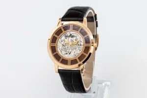 Jaeger LeCoultre Master Ultra Thin Squelette 38m Black Leather Q13425SQ 2017