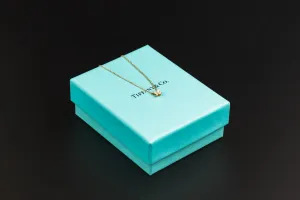 Tiffany & Co Victoria® Mini 18ct Rose Gold Necklace 0.35ct