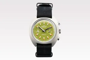 Breitling Sprint 40mm Stainless Steel Black Fabric Cal.7733 Circa 1970s