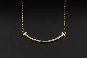 Tiffany & Co Smile Pendant and Earrings Set, Limited Edition in 18ct Yellow Gold