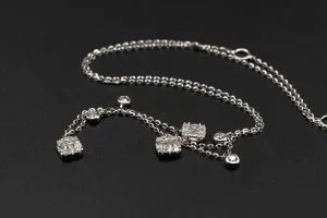 14ct White Gold Diamond Necklace 0.40ct