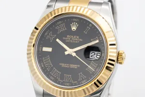 Rolex DateJust II 41mm Steel & 18ct Yellow Gold Oyster 116333 2015