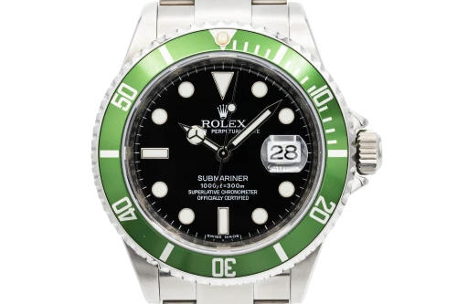Rolex Submariner Date 40mm 'Kermit' Stainless Steel Oyster 16610LV 2009