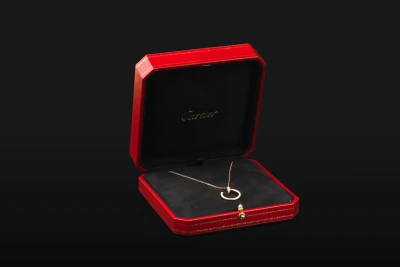 Cartier Rose Gold and Diamond Juste un Clou Necklace