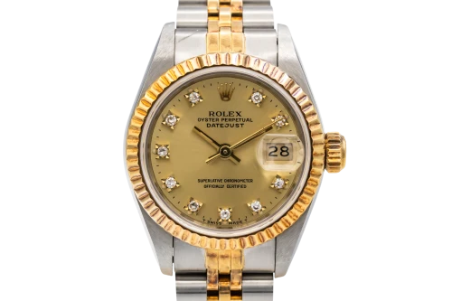 Rolex Lady DateJust 26mm Steel & 18ct Yellow Gold Jubilee 69173 1991