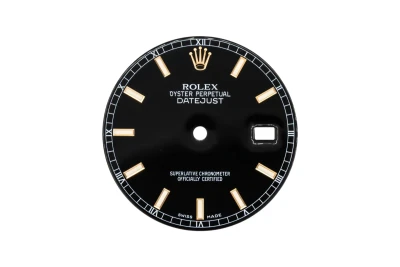 Rolex DateJust 36mm Black Baton Dial