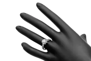 18ct White Gold Diamond Engagement Ring 2.44ct K SI1