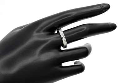 9ct White Gold Diamond Eternity Wedding Band  0.61ct