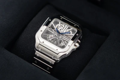 Cartier De Santos Skeleton 39.8mm Stainless Steel WHSA0015 2024