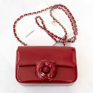 Chanel Red Patent Mini Rectangular