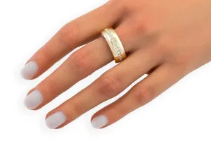 14ct Yellow Gold Diamond Wedding Band 0.74ct