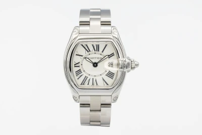 Cartier Roadster 37mmx31mm Stainless Steel W62016V3/2675 Circa 2010