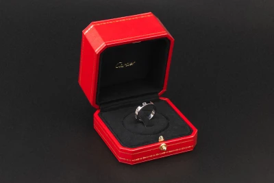 Cartier LOVE Wedding Band 18ct White Gold Size 55 (N)