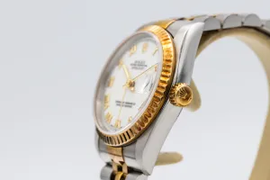 Rolex DateJust 31mm Steel & 18ct Yellow Gold Jubilee 68273 1999