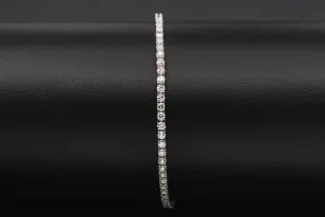 18ct White Gold Diamond Tennis Bracelet 2.54ct VS