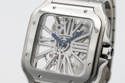 Cartier De Santos Skeleton 39.8mm Stainless Steel WHSA0015 2024