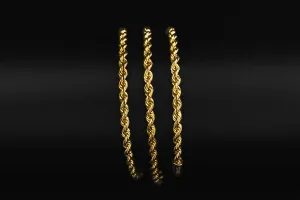 14ct Yellow Gold Rope Chain 18" 5.5g
